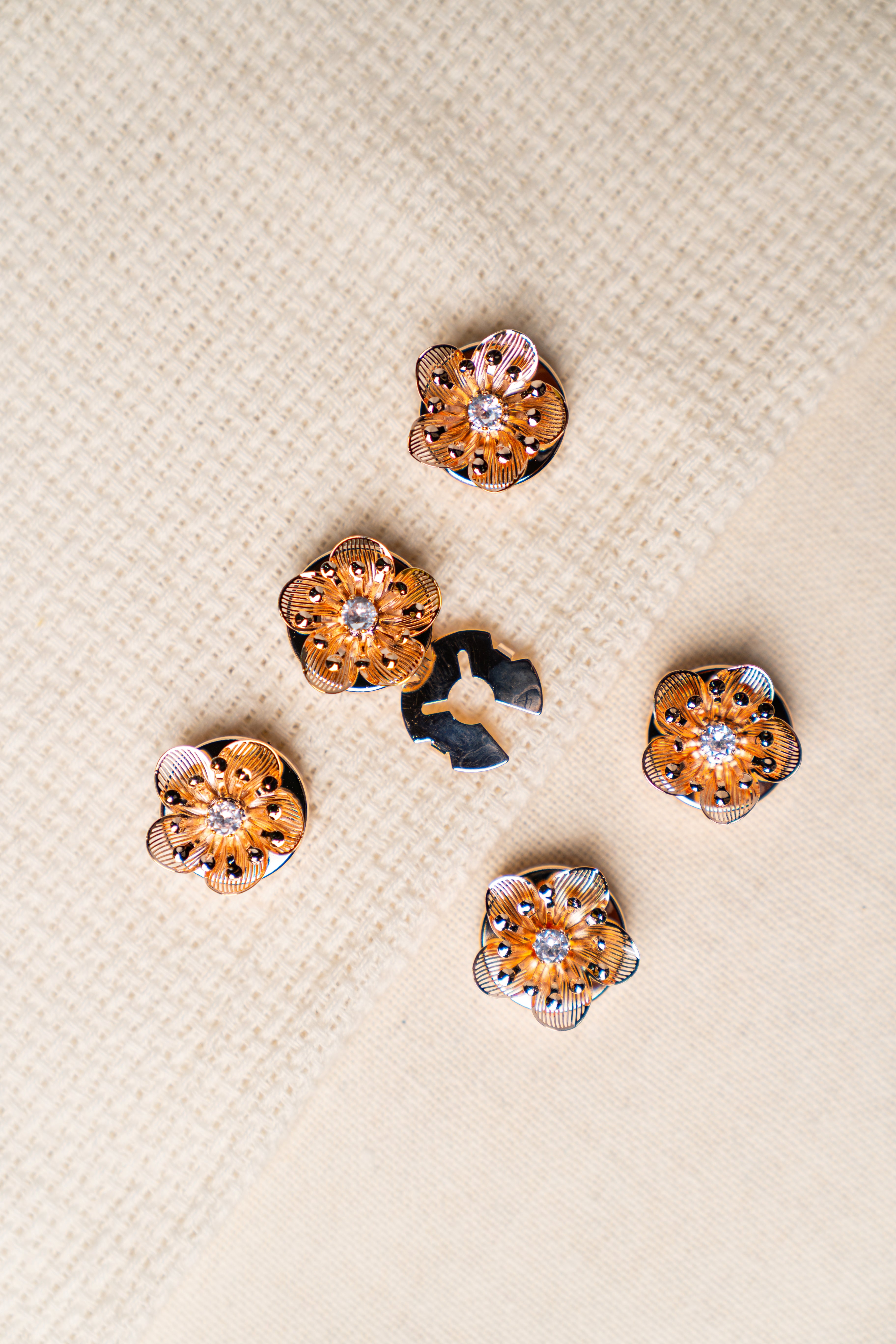 Floral Accent – Button Covers that Instantly Upgrade Any Shirt
