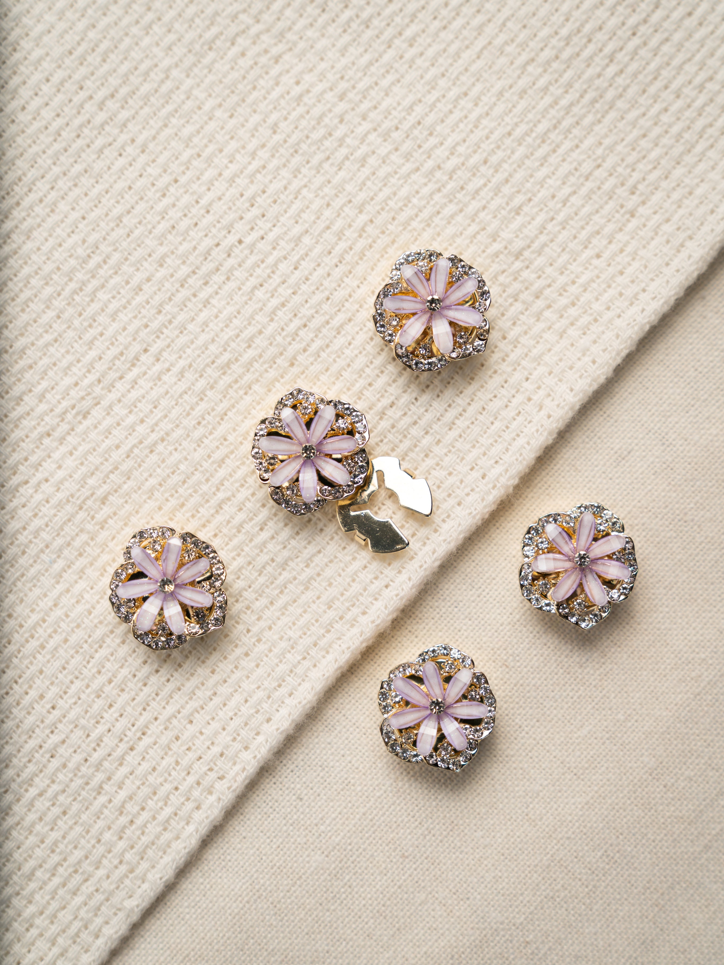 Eden- Button Covers For a Fresh Graceful Look