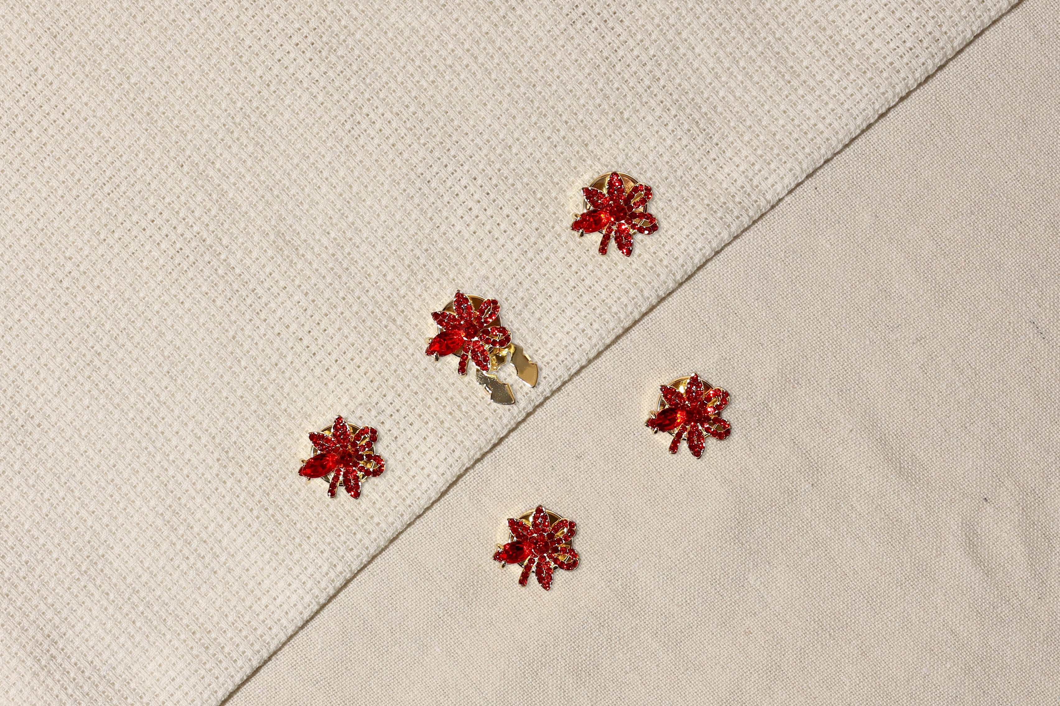 Adora- Gem Blossom Accents for a Radiant Finish