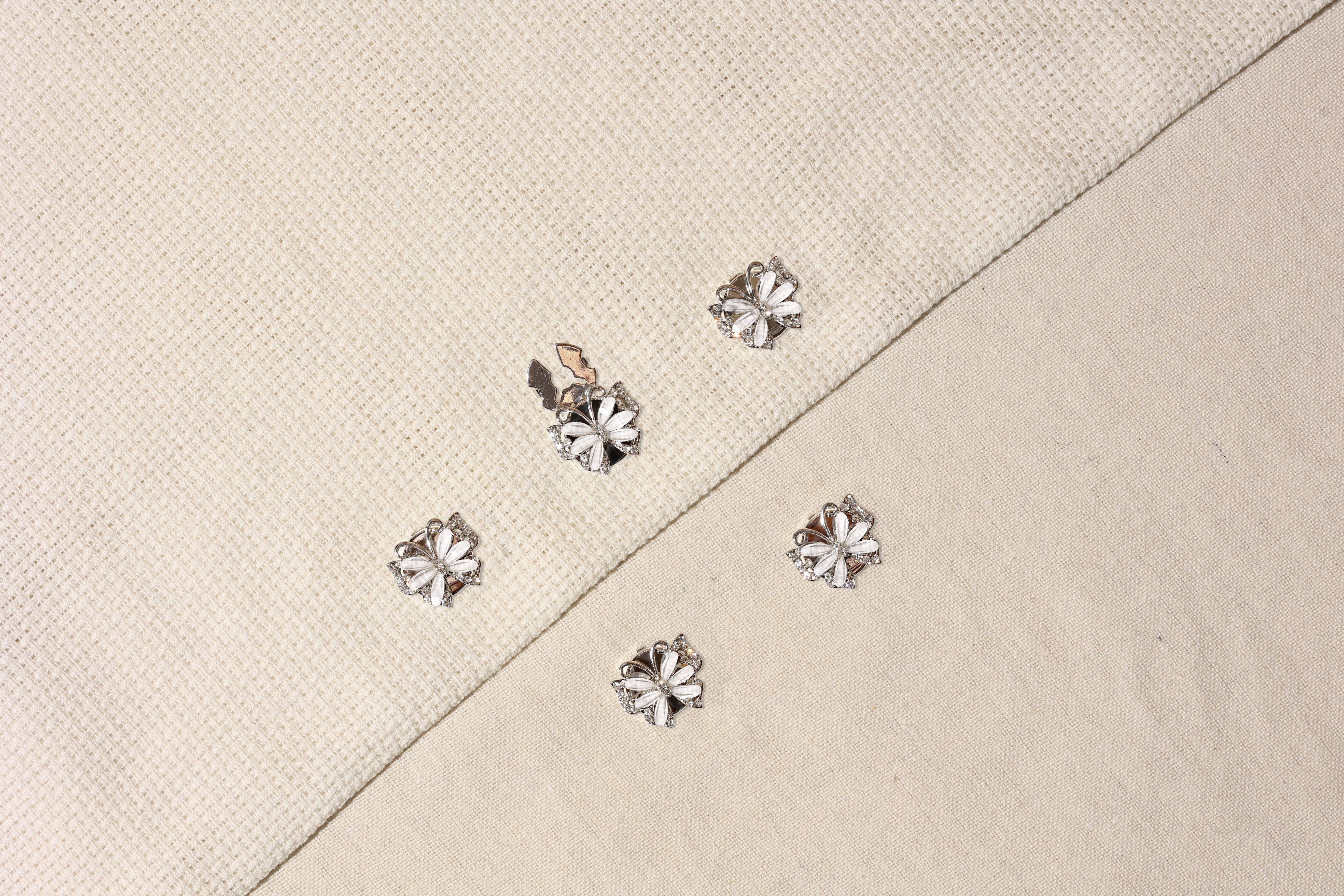 Grey Empress- Butterfly Motif in Refined Grey Tones