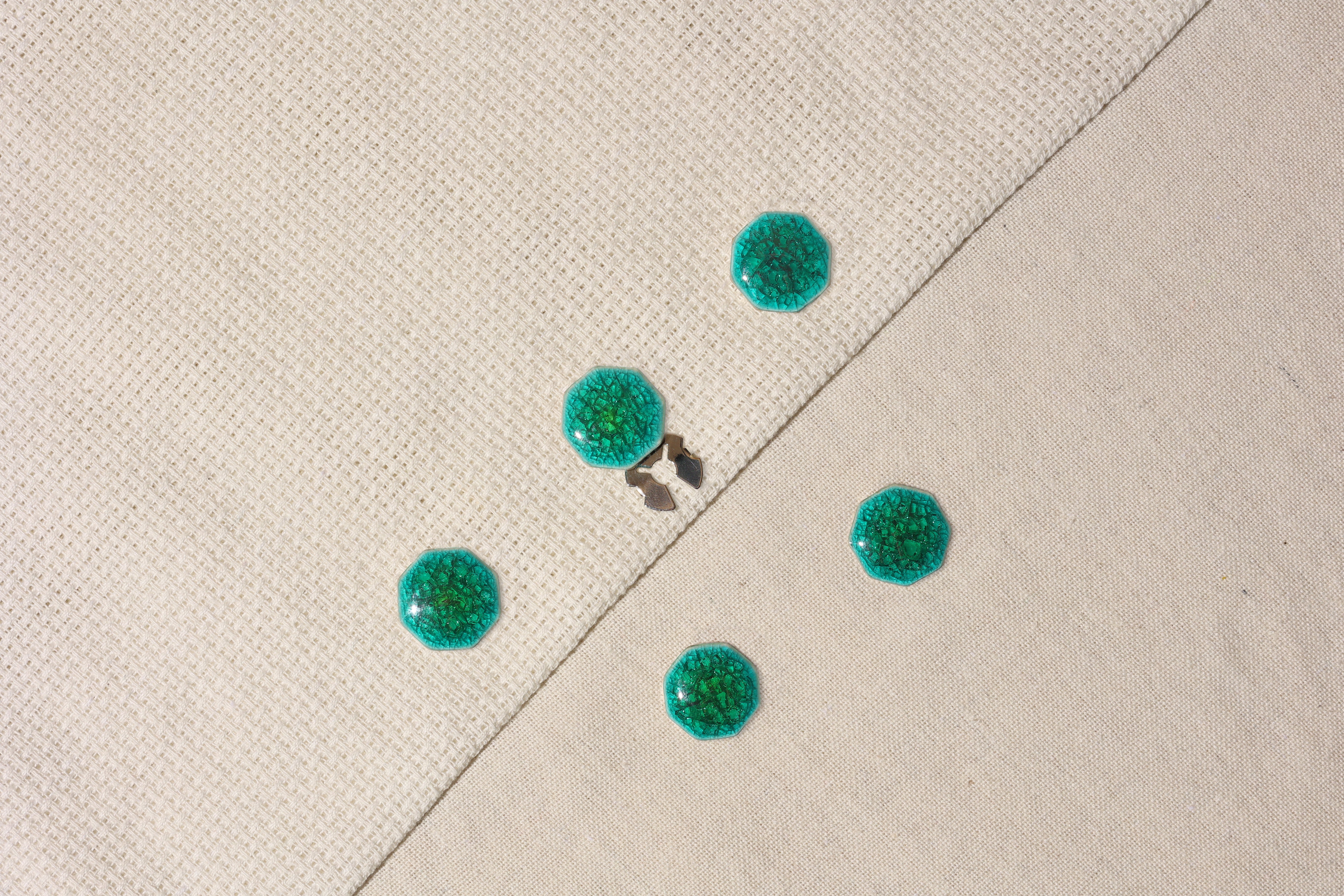 Octad – Button Covers for Bold Geometric Styling