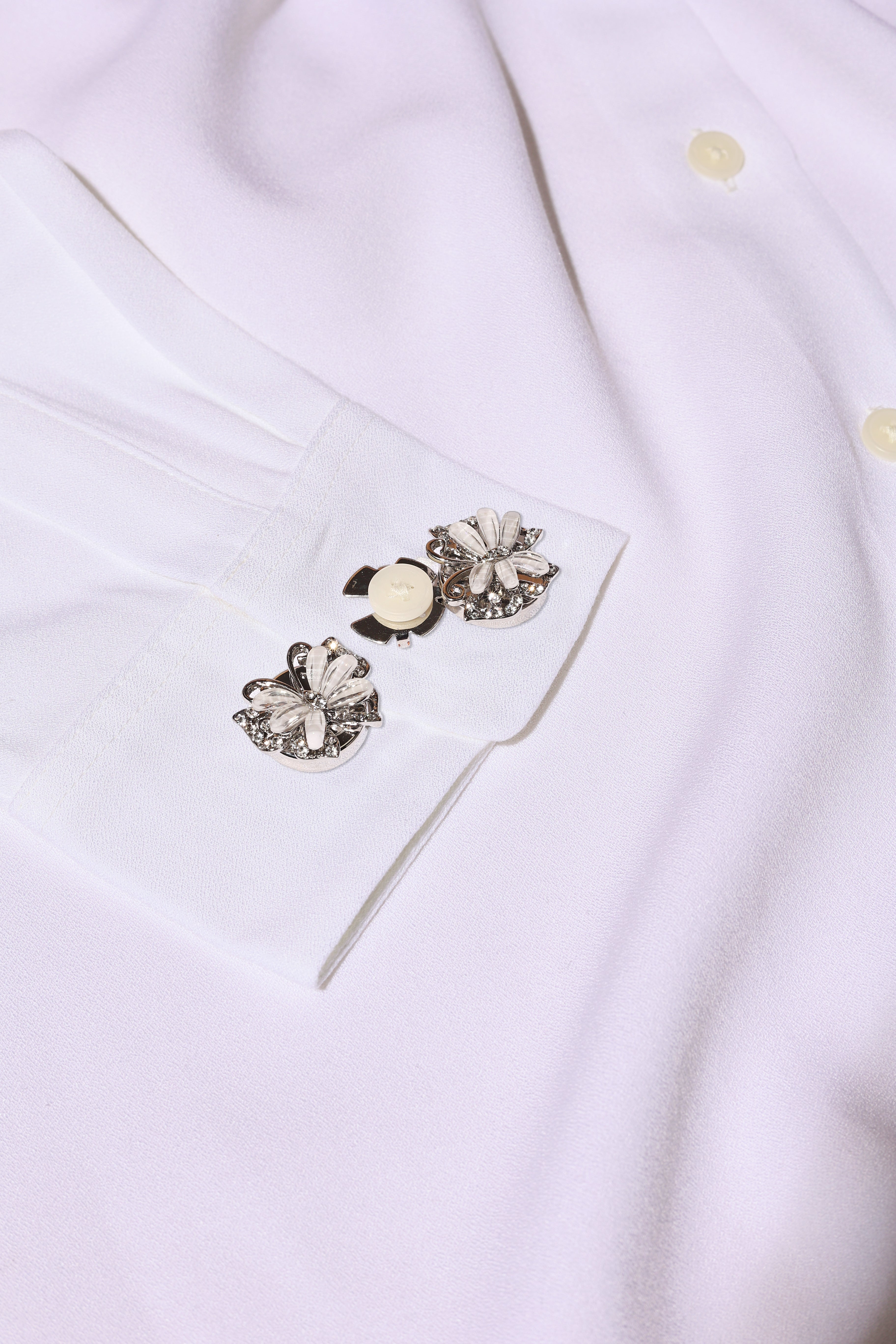 Grey Empress- Butterfly Motif in Refined Grey Tones