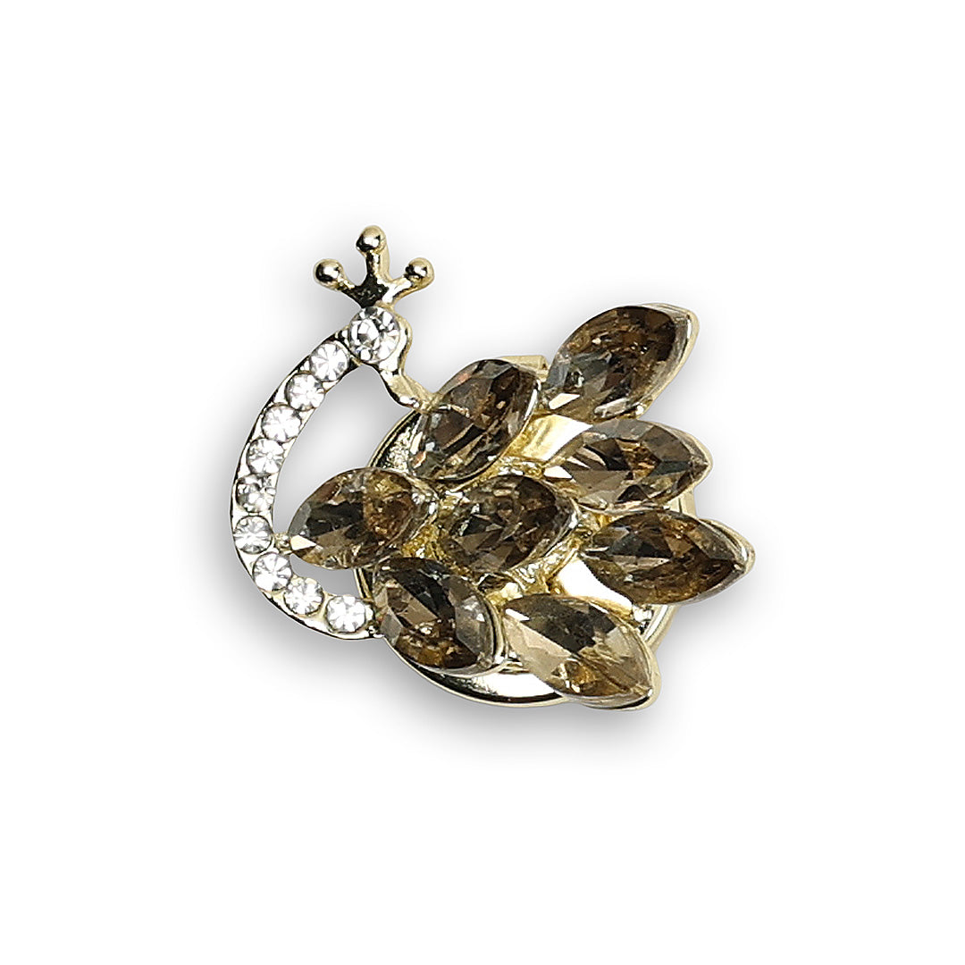 Pavone- Peacock Crest with luxurious color tones