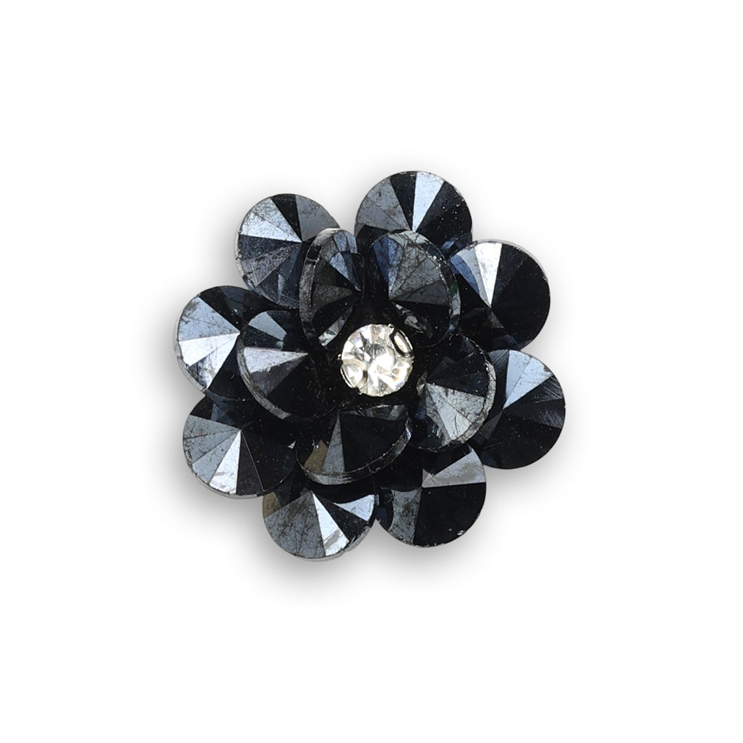 Ebony Floret- Rich Ebony Base Accented with Dark Petal