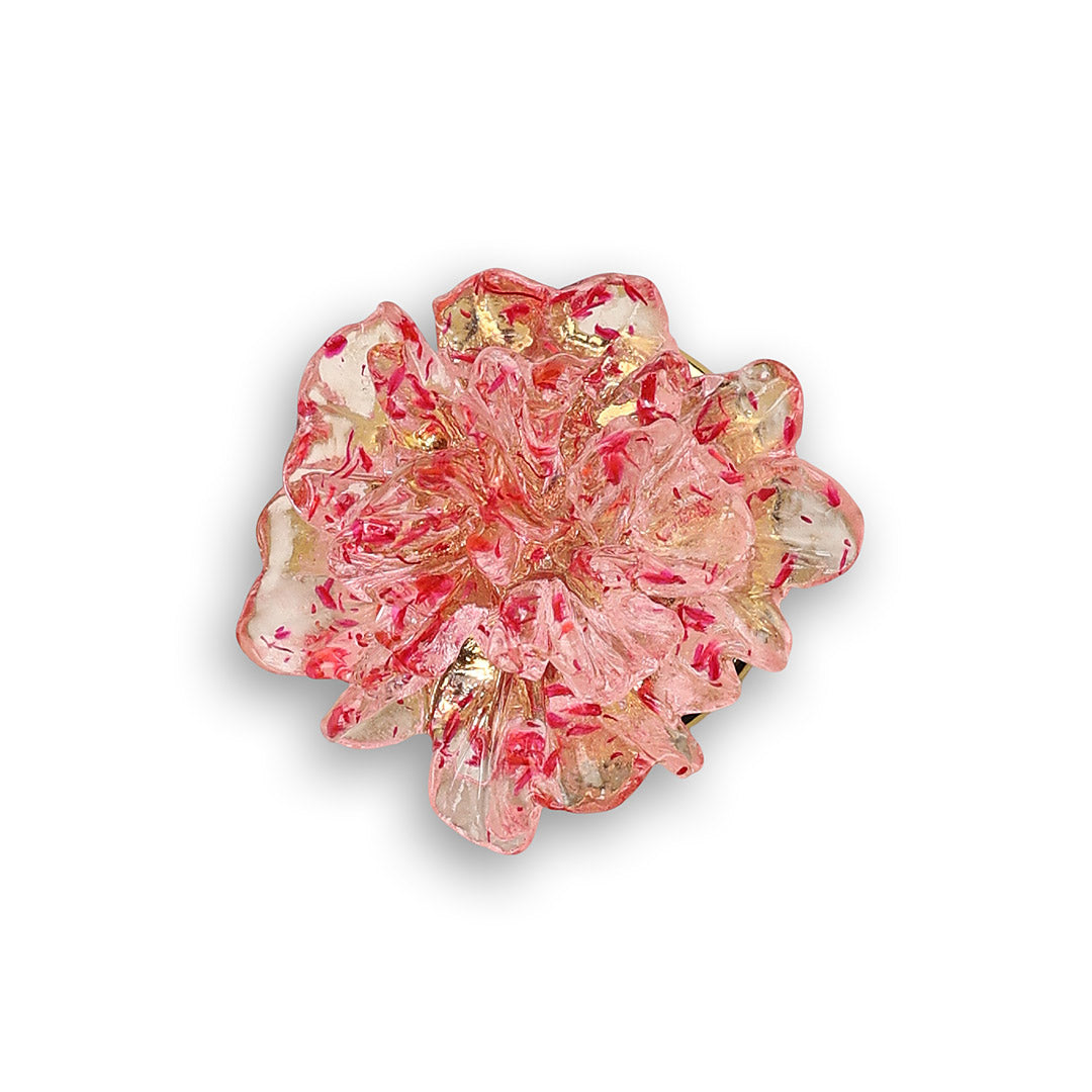 Pink Flakes – Button Covers with a Soft Pink Shimmer