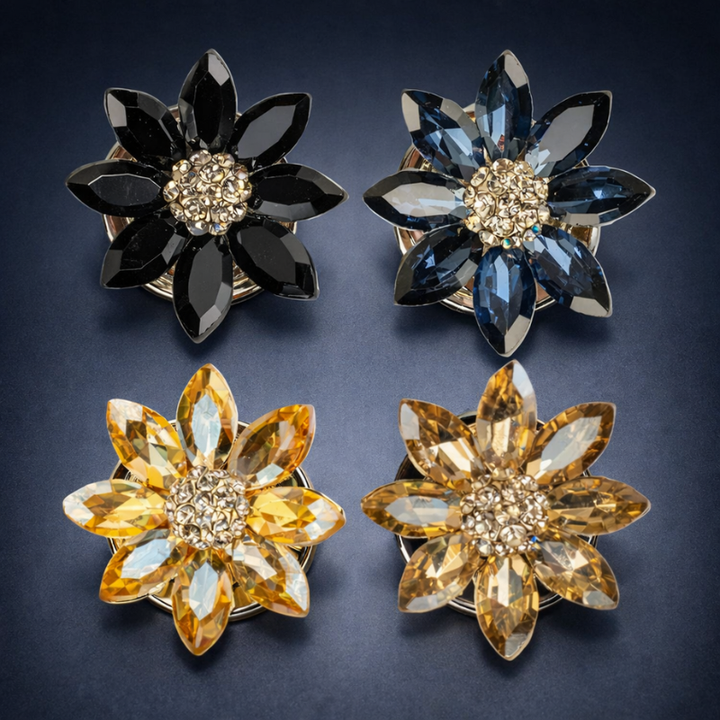 All 4 Colour Variants — Black, Blue, Gold, Amber