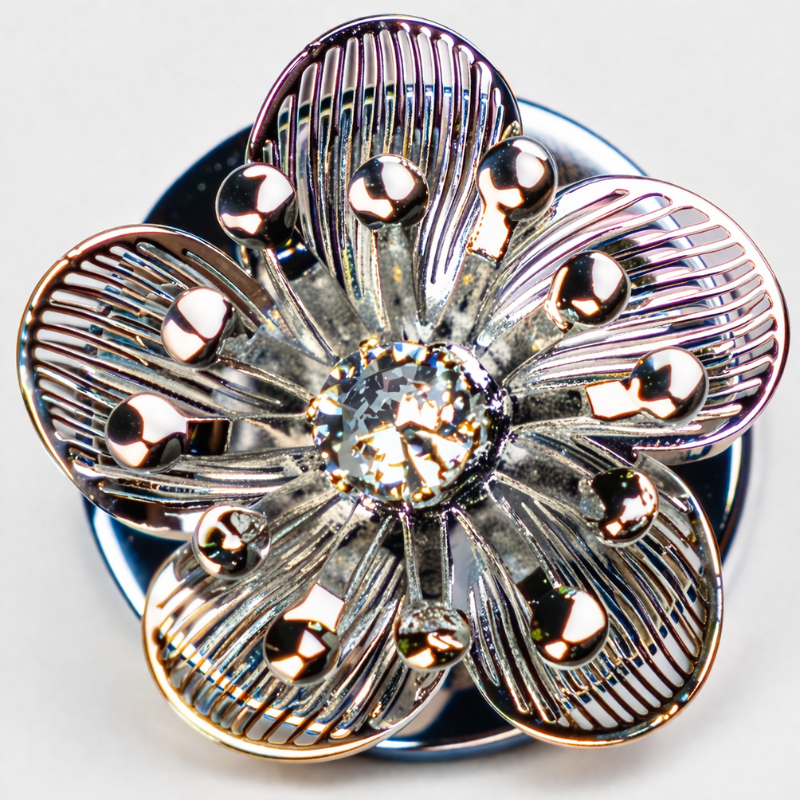 Floral Accent – Shirt Button Covers That Instantly Upgrade Any Shirt