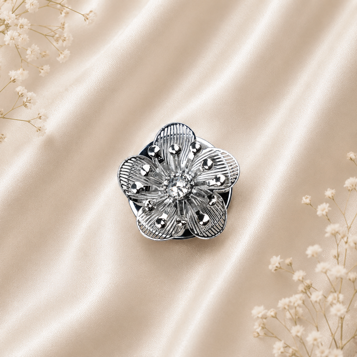 Floral Accent – Shirt Button Covers That Instantly Upgrade Any Shirt