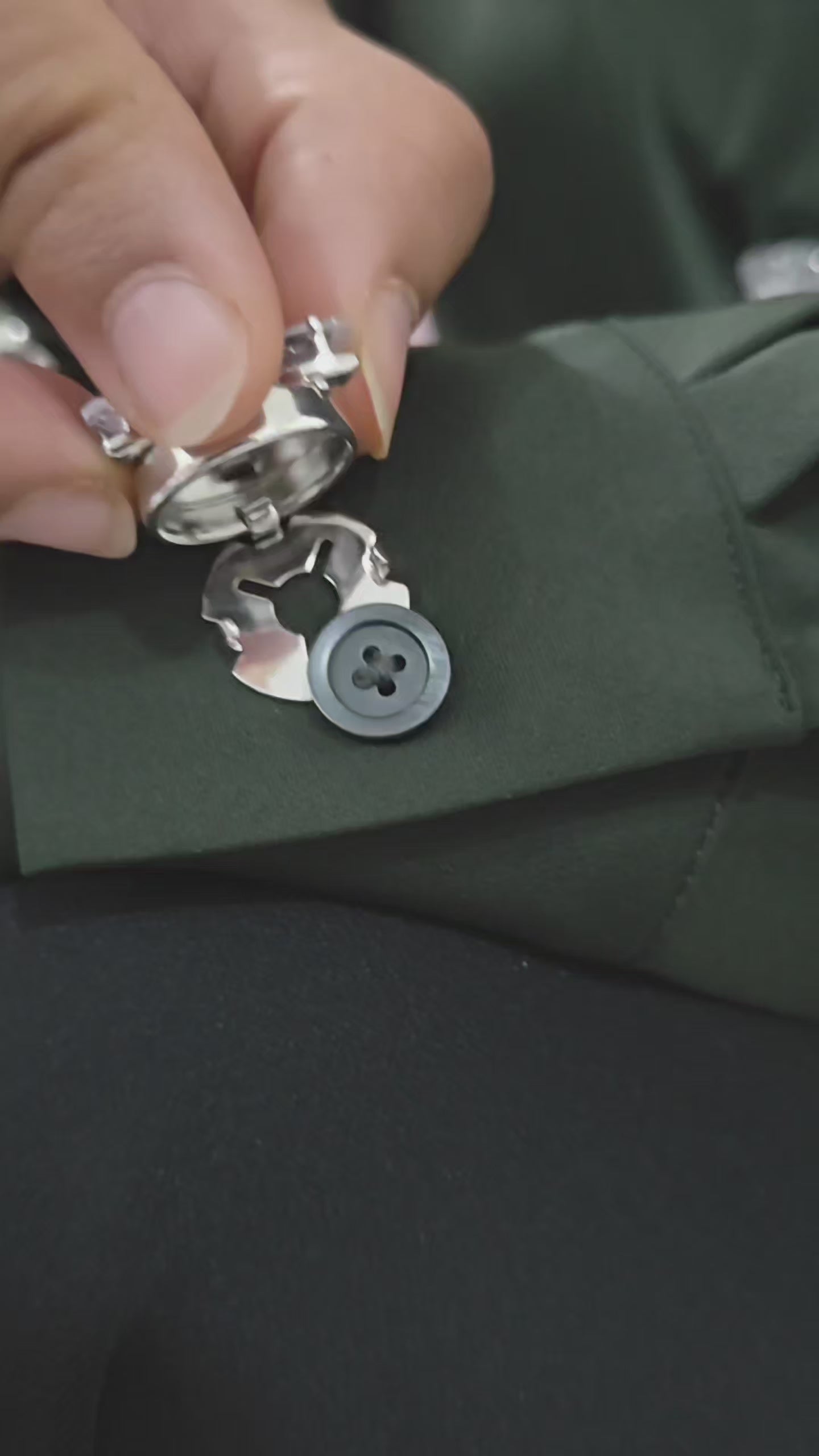 Glimmers – Button Covers for a Subtle Statement Look